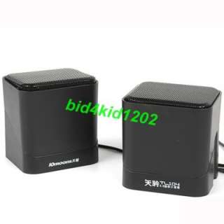 Mini Speaker Music Player For  MP4 Computer Mobile black color with 