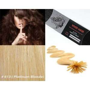   Keratin Stick I Tip Pre Bonded Human Hair Extensions Color #613