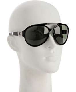 Just Cavalli black plastic aviator sunglasses  