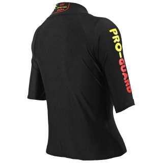BLACK Pro Guard RASH VEST Short Sleeves   Sizes 32 47  