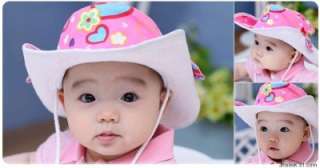   Boys Floppy Sun Hat Cap Cowboy hat Sunhat baby toddler pink  