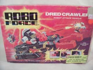 Robo Force Dred Crawler 1984 Ideal NEW IN BOX  