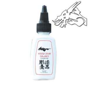  Kuro Sumi tattoo ink,White Rice Mixing , 1 oz bottle 