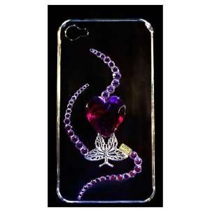 iPhone 4 & 4s Swarovski Crystal Bling Diamante Case Cover 