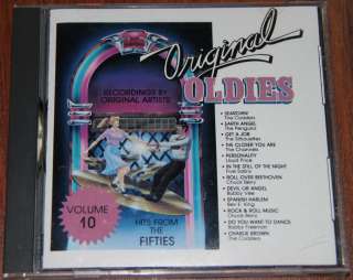 ORIGINAL OLDIES Hits from the Fifties Vol 10 music CD  