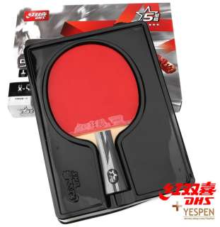 DHS Table Tennis Paddle Shakehand HURRICANE Ⅲ 5Star NEW  