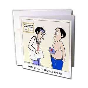  Londons Times Funny Medicine Cartoons   Dyspepsia   Greeting Cards 