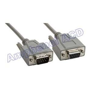  DB9 Male to DB9 Female Null Modem Cable   Double Shielded 