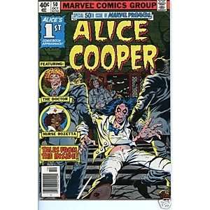  Marvel Premiere issue 50 featuring Alice Coopers FIRST comic 