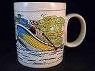 Very Rare 1980 Popeye The Salior Man Wimpy Comics Coffee Mug Tea Cup 