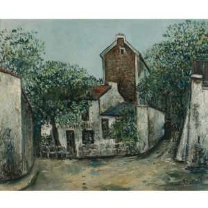 Hand Made Oil Reproduction   Maurice Utrillo   24 x 24 inches   Le 