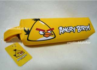 Angry Birds Yellow Cosmetic Pencil Case Pouch Bag Charm  