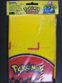 Pokemon Pikachu Wizards of the Coast 28X27 Playmat trading card game 