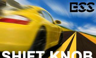   AUTO Shift Knob Black Leather Speed Car Gear Knobs Rod Shifter Manual