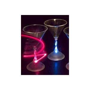  6 oz LED Light Up Flashing Martini Glass Toys & Games