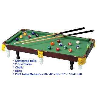 Tabletop Miniature MINI Pool Table Billiards Games NIB  