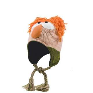  Muppets   Beaker Big Face Peruvian Knit Hat: Clothing
