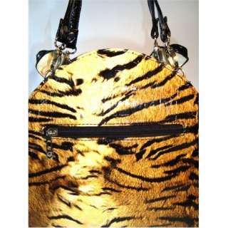   Unique Handbag and Backpack Animal Print Ladies Girls Leopard Gold