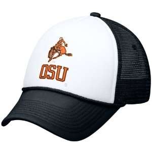  Nike Oklahoma State Cowboys White Black Vault Mesh 