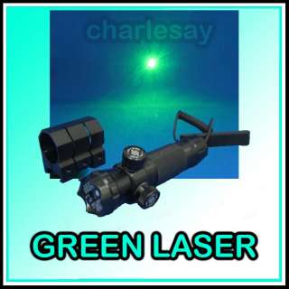 Tactical Green Laser Sight 20mm rail External Adjust  