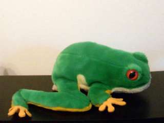 Red Eyed Tree Frog Hand Puppet plush toy REALISTIC frog jebz85