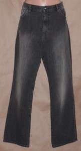 Ralph Lauren Womens Courtlandt Gray/Black Classic Straight Leg Jeans 