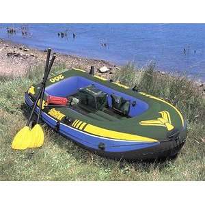  Intex Seahawk 2 Man Boat Kit 68347E Camping Swimming 