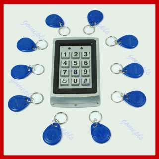Keypad RFID Card Reader Door Access Control +10 cards  