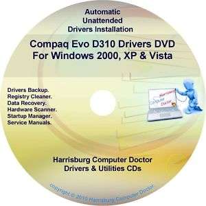 Compaq Evo D310 Drivers Restore HP Disc Disk CD/DVD  