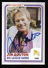 1985 Big League Jim Bouton signed Card Autograph Yankee