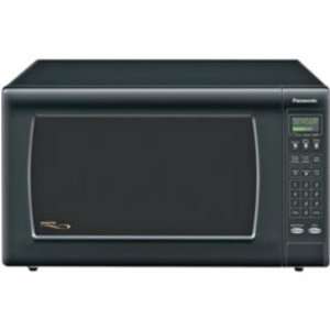  Black 1250 Watt Counter Top Microwave Oven