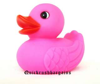 Large Pink Bath Rubber Duck/ Water Fun  