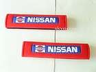 New Nissan Logo Blue Seat Belt Shoulder Pads Cover 2PC items in 