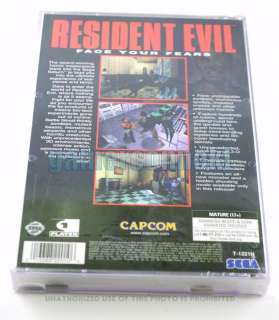 Resident Evil for Sega Saturn Brand New Very Rare 013388220106  