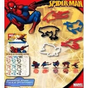  Marvel Spiderman Logo Bandz Silly Rubber Bands 20PK: Toys 