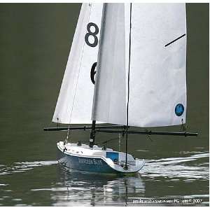   Radio Control Model Sailboat for RC Sailing   Blue Toys & Games