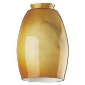   Amb/Brn Glass Shade 81303 Lamp Replacement Glass