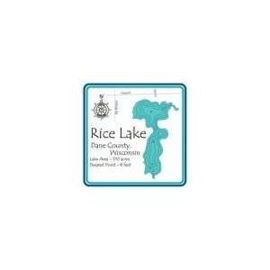 Rice 4.25 Square Absorbent Coaster 
