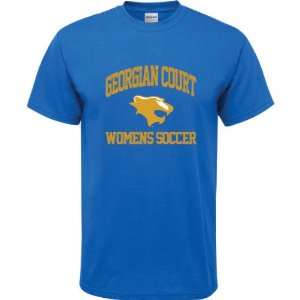   Lions Royal Blue Youth Womens Soccer Arch T Shirt