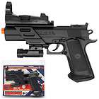 Colt MK IV Spring Powered Airsoft Gun with Target