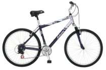 Schwinn Coronado Mens Comfort Bike (26 Inch Wheels, Silver/Royal Blue 
