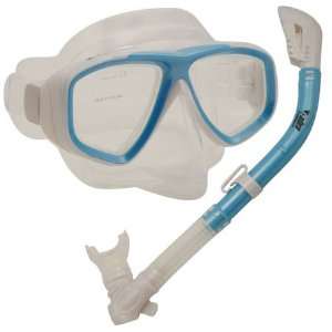  PROMATE Snorkeling Scuba Dive DRY Snorkel PURGE Mask Gear 
