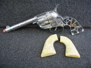 Vintage Mattel Fanner 50 Cap Gun 11 Pistol Die Cast Western Six 