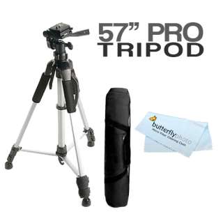 57 Camera/ Camcorder Tripod w/ Carrying Case For CANON SONY PANASONIC 