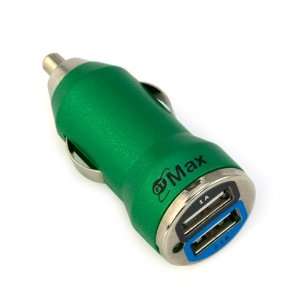  GTMax Green 2 Port USB Car Charger Adapter 2A for Cell 