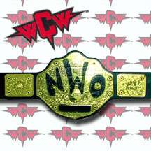 WCW NWO Black World Heavyweight Championship Belt Replica