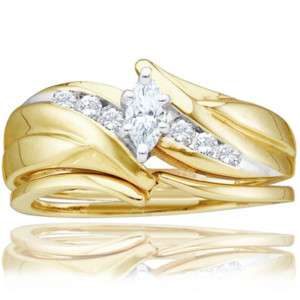 25 CT Diamond Bridal Set Engagement Wedding Rings  