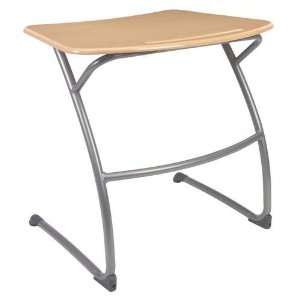  Zuma Cantilever Student Desk with Wire Bookrack and Pencil 