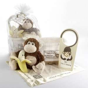  Five Little Monkeys Gift Set in Keepsake Basket 