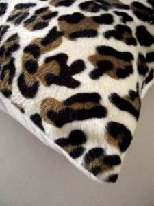 Vtg/Retro SN Leopard Animal Print Fabric Cushion Cover  